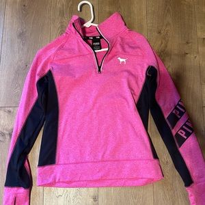 Pink Half Zip pullover, Size S